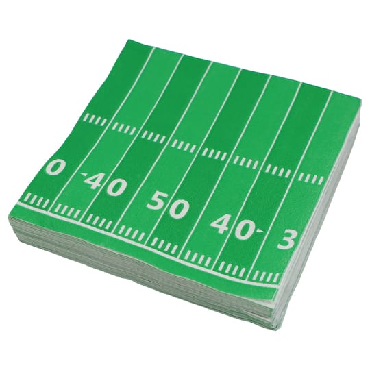 Football Field Beverage Napkins, 20ct. by Celebrate It™